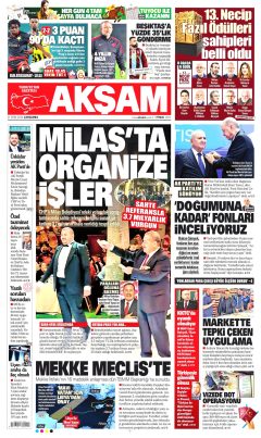Akşam Gazetesi Manşetleri