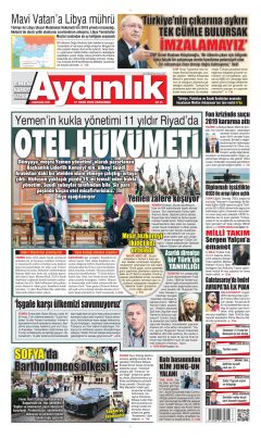 Aydınlık Gazetesi Gazetesi Manşetleri