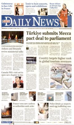 Hürriyet Daily News Gazetesi Manşetleri