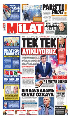 Milat Gazetesi Manşetleri