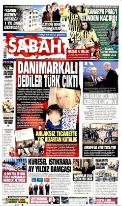 Sabah Gazetesi Manşetleri