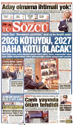 Sözcü Gazetesi Manşetleri