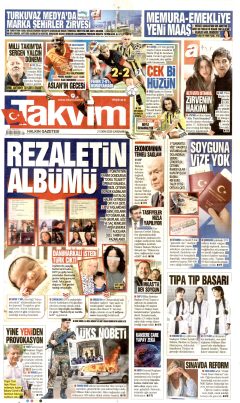Takvim Gazetesi Manşetleri