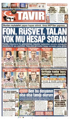 Tavır Gazetesi Gazetesi Manşetleri