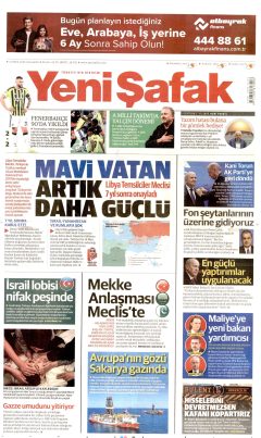 Yeni Şafak Gazetesi Manşetleri