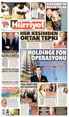 Hürriyet Gazetesi Manşetleri