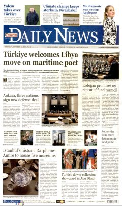 Hürriyet Daily News Gazetesi Manşetleri