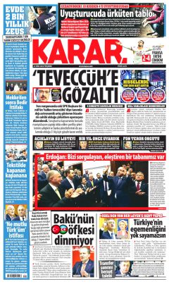 Karar Gazetesi Manşetleri
