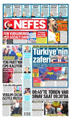 Nefes Gazetesi Manşetleri