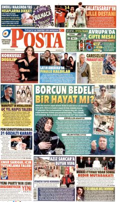 Posta Gazetesi Manşetleri