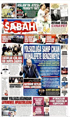 Sabah Gazetesi Manşetleri