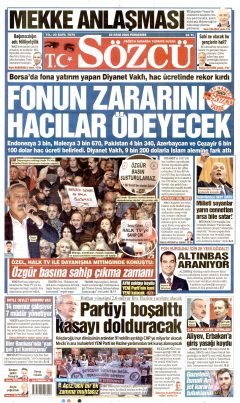 Sözcü Gazetesi Manşetleri