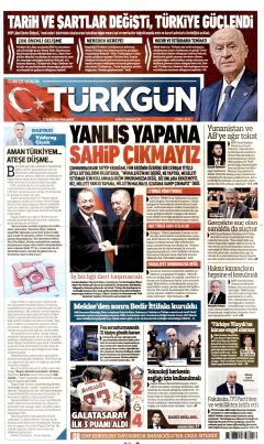 Türkgün Gazetesi Manşetleri