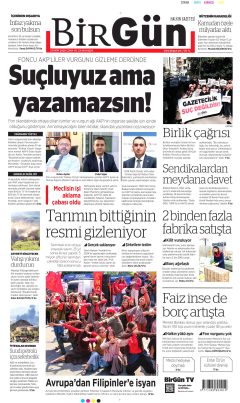 BirGün Gazetesi Manşetleri