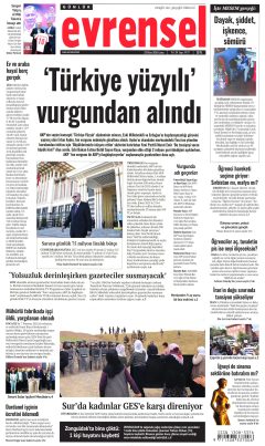Evrensel Gazetesi Manşetleri