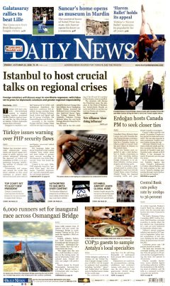 Hürriyet Daily News Gazetesi Manşetleri