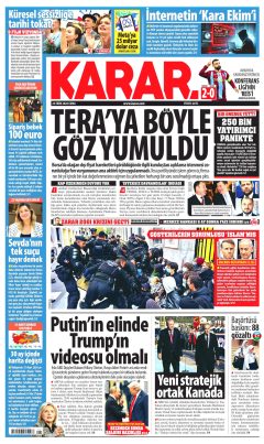 Karar Gazetesi Manşetleri