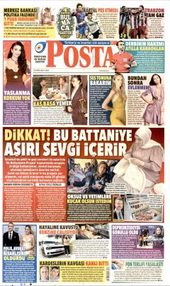 Posta Gazetesi Manşetleri