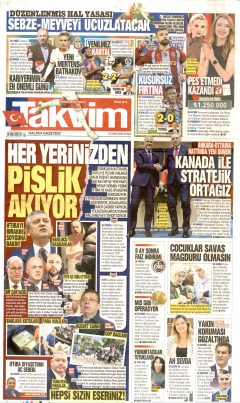 Takvim Gazetesi Manşetleri