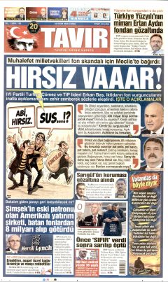 Tavır Gazetesi Gazetesi Manşetleri