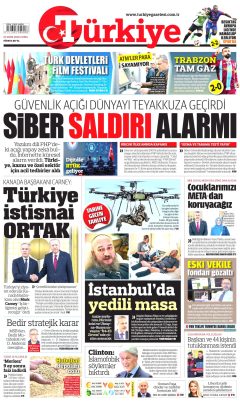 Türkiye Gazetesi Gazetesi Manşetleri