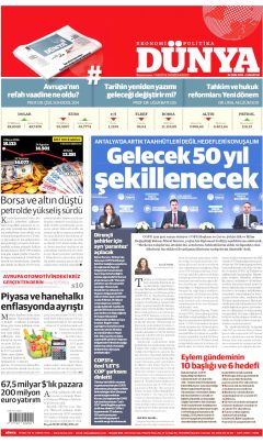 Dünya Gazetesi Manşetleri