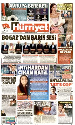 Hürriyet Gazetesi Manşetleri