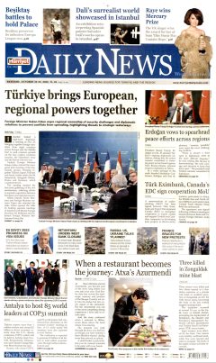 Hürriyet Daily News Gazetesi Manşetleri