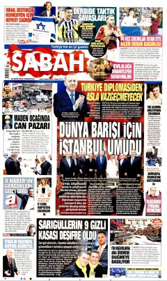 Sabah Gazetesi Manşetleri