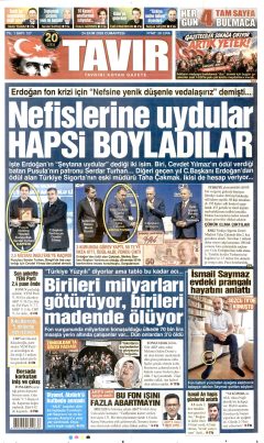 Tavır Gazetesi Gazetesi Manşetleri