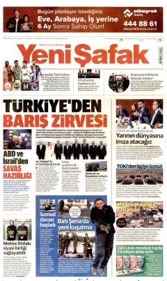 Yeni Şafak Gazetesi Manşetleri