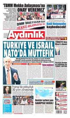 Aydınlık Gazetesi Gazetesi Manşetleri