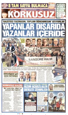 Korkusuz Gazetesi Manşetleri