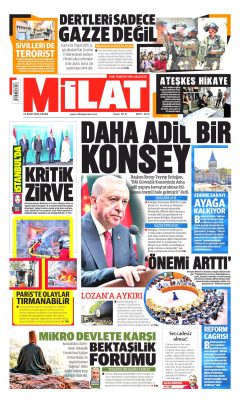 Milat Gazetesi Manşetleri
