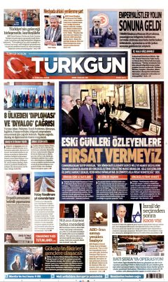 Türkgün Gazetesi Manşetleri