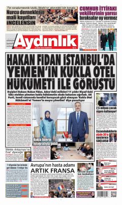 Aydınlık Gazetesi Gazetesi Manşetleri