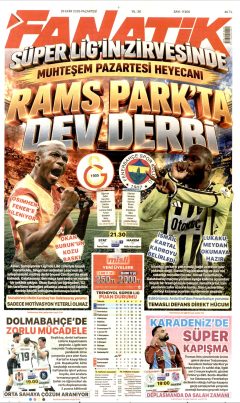 Fanatik Gazetesi Manşetleri