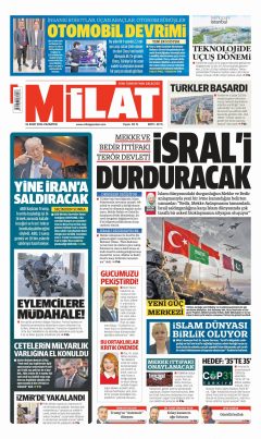 Milat Gazetesi Manşetleri