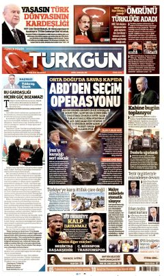 Türkgün Gazetesi Manşetleri