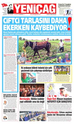 Yeniçağ Gazetesi Manşetleri