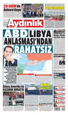 Aydınlık Gazetesi Gazetesi Manşetleri