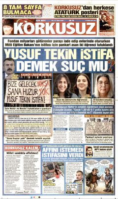 Korkusuz Gazetesi Manşetleri