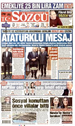 Sözcü Gazetesi Manşetleri