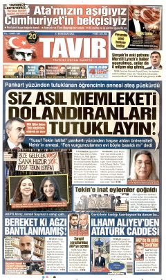 Tavır Gazetesi Gazetesi Manşetleri