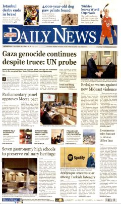 Hürriyet Daily News Gazetesi Manşetleri