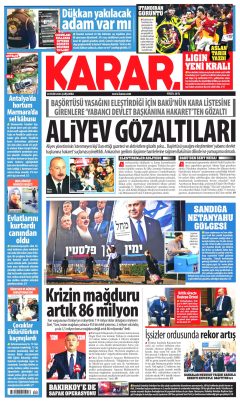 Karar Gazetesi Manşetleri
