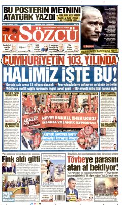 Sözcü Gazetesi Manşetleri
