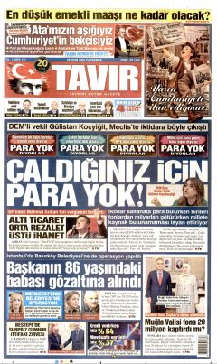 Tavır Gazetesi Gazetesi Manşetleri