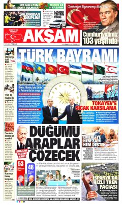Akşam Gazetesi Manşetleri
