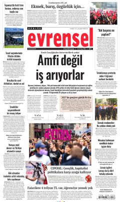 Evrensel Gazetesi Manşetleri